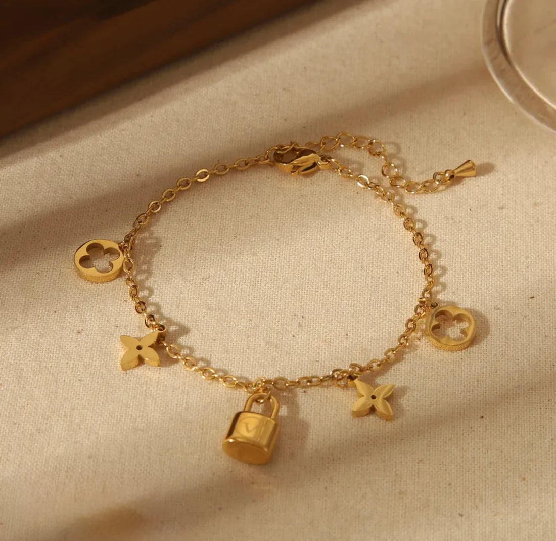 Luxury Padlock Chain Bracelet
