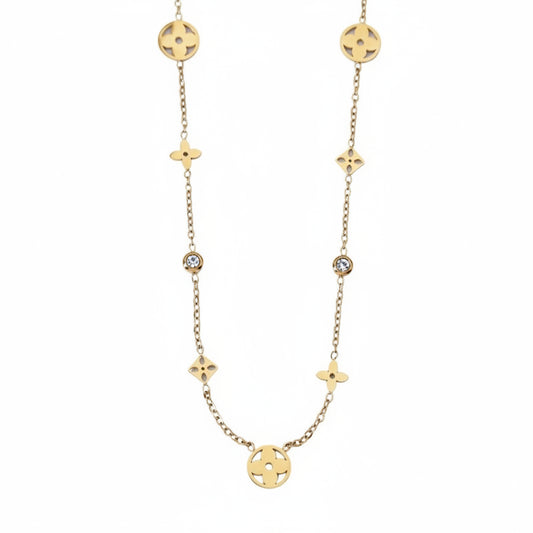 LV Inspired Bracelet and Necklace