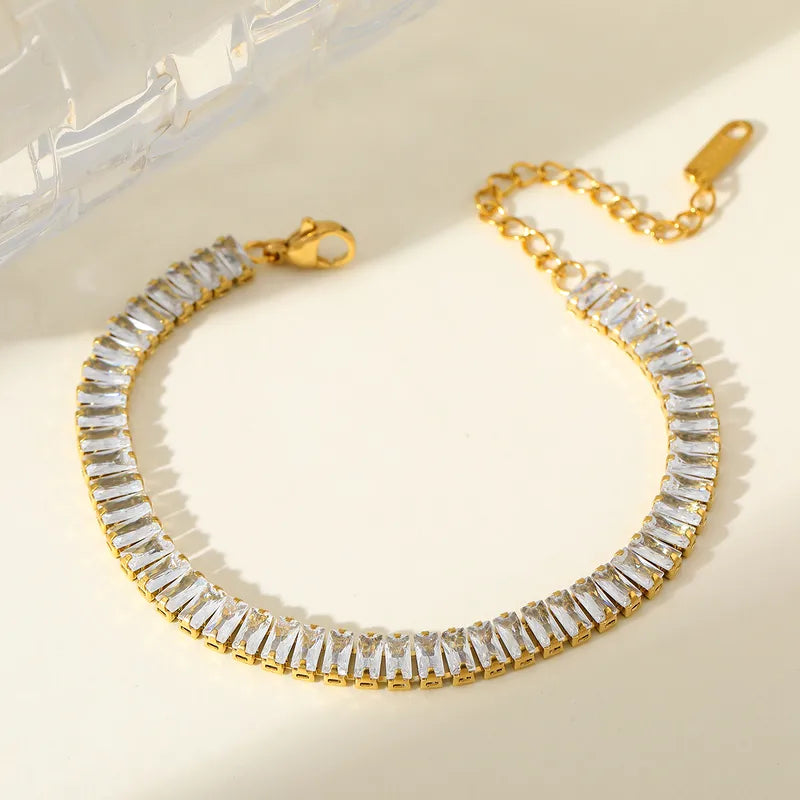 Elegant Gold Crystal Bracelet