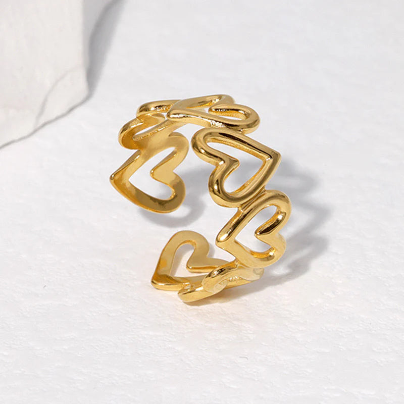Gold Heart Ring