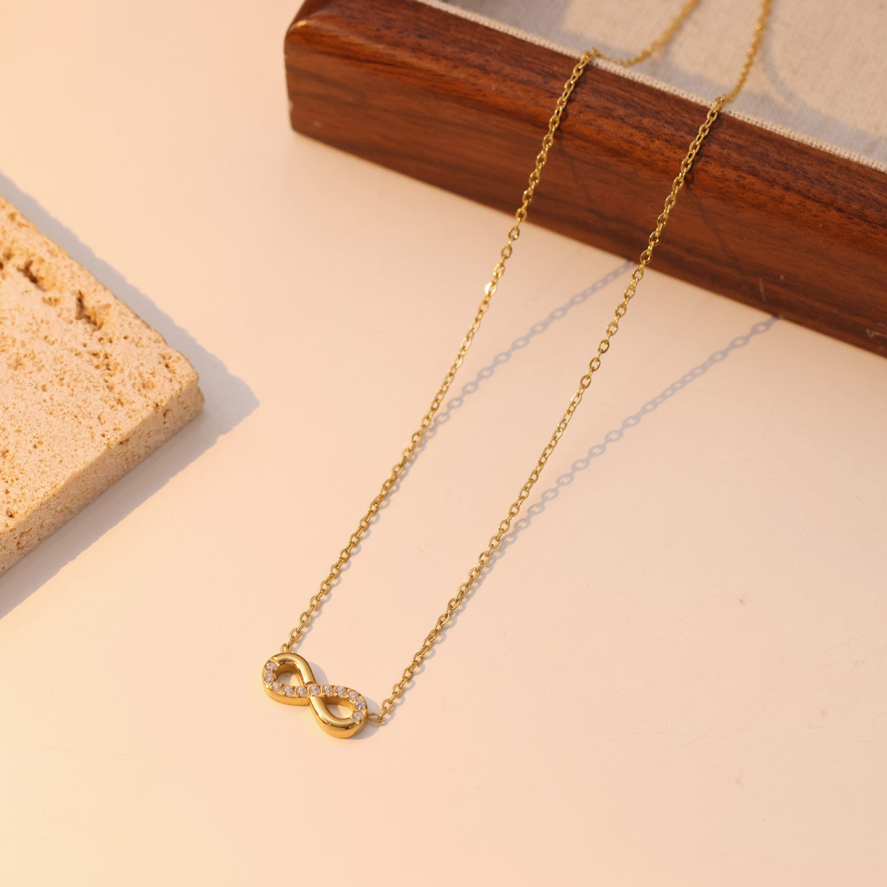 Infinity Pendant Necklace | Gold & Silver