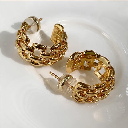 Chunky Cuban Link Hoop
