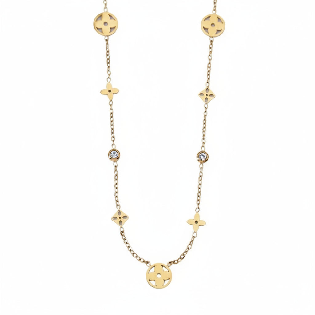 LV Inspired Bracelet and Necklace