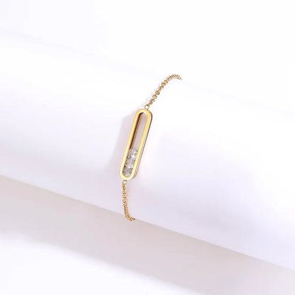 Gold Capsule Bar Bracelet
