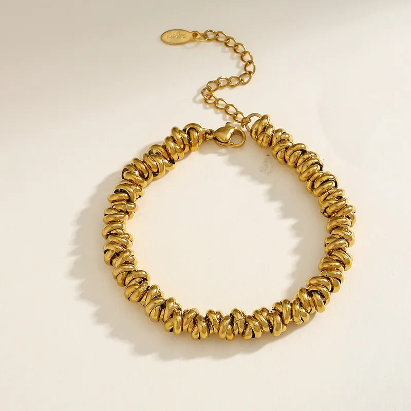 Chunky Knot Chain Bracelet | Statement Jewelry