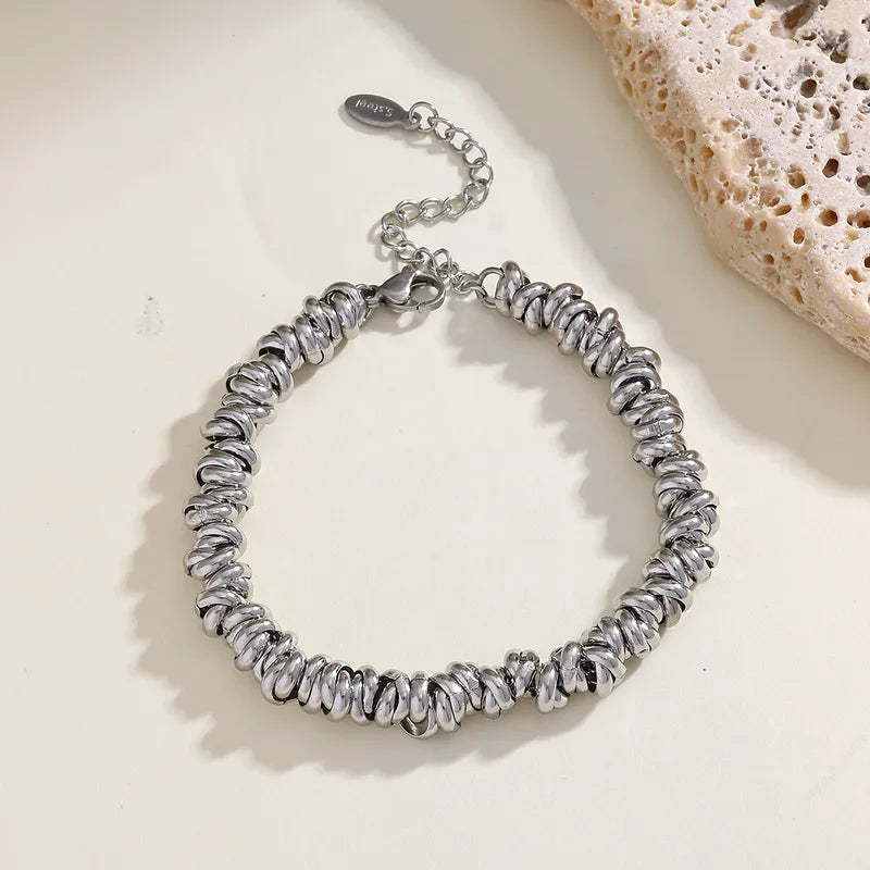 Chunky Knot Chain Bracelet | Statement Jewelry