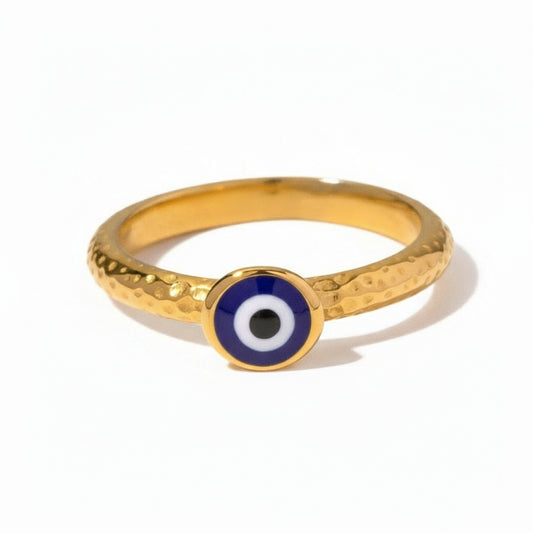 Gold Evil Eye Ring