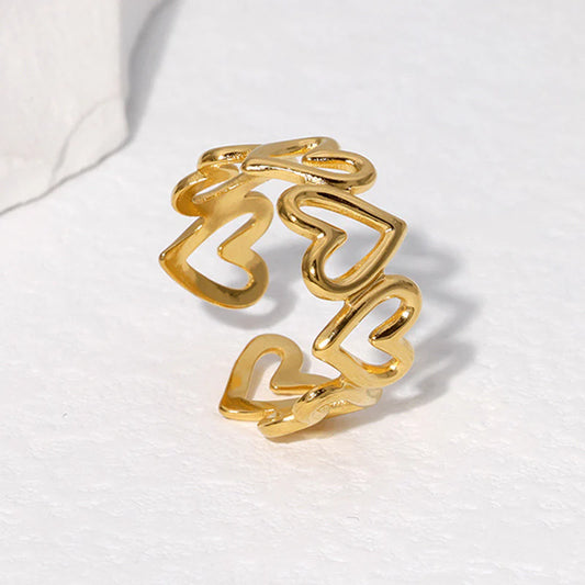 Gold Heart Ring